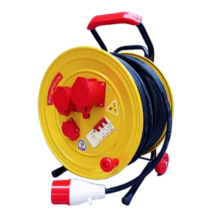 380V防雨防爆工业航空插座电缆盘拖线盘移动电源延长接线盘收线轴