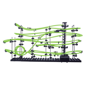 儿童玩具云霄飞车1-9级太空轨道拼装滚珠过山车DIY三年级科学实验