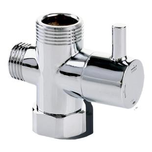 花洒分水器配件淋浴三通切换一进二出分水阀4分6分转换器喷头开关