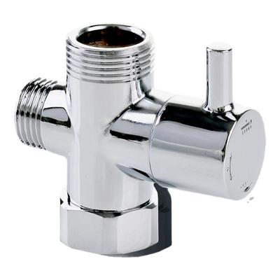 花洒分水器配件淋浴三通切换一进二出分水阀4分6分转换器喷头开关