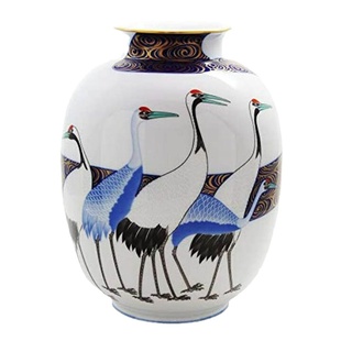 日本原装正品进口香兰社高档日式陶瓷花瓶花道插花器创意摆件