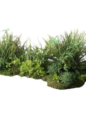 野花仿真青苔草丛造景植物软装
