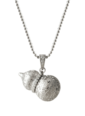 素图小众气质葫芦项链配饰女款