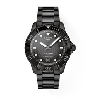 【自营】TISSOT天梭表海星系列男表钢带运动潜水表机械手表瑞士