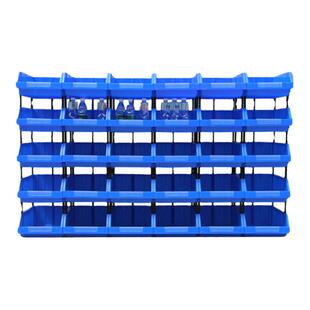 组合式斜口零件盒分格螺丝盒货架物料整理归类收纳盒工具箱塑料盒
