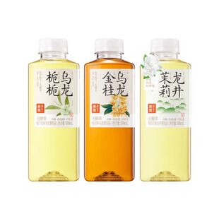 果子熟了无糖茶饮料500ml/瓶0糖0卡0脂乌龙茶金桂茉莉非龙井整箱