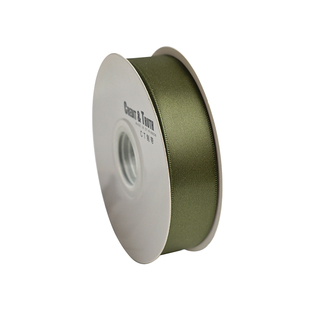 2.5cm加密双面涤纶带绸带双面色丁带婚庆礼品包装织带装饰丝带