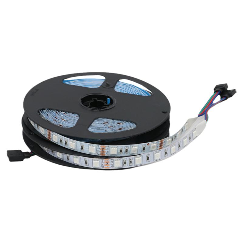 led燈帶12V5050七彩變色客廳吊頂12V汽車氛圍閃光智能遙控rgb燈條