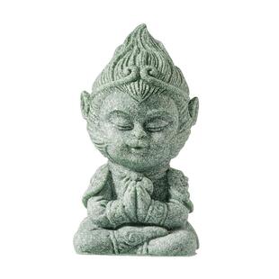 国风青砂石大圣茶宠高级件悟空桌面摆件鱼缸假山造景家居装饰盆景