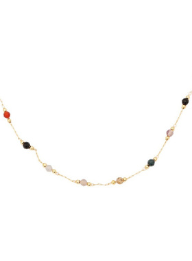 彩色天然石串珠项链手链首饰手链