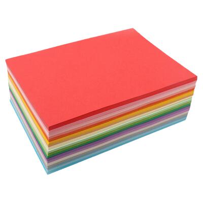 联木加厚打印手工材料鲜绿彩色纸