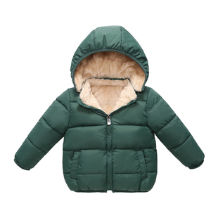 反季童装儿童羊羔绒棉衣加厚男童棉服女童棉袄婴儿宝宝外套秋冬装