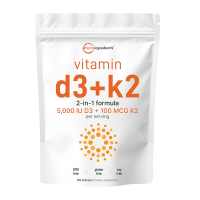 原装补钙助吸收D3K2胶囊强健骨骼