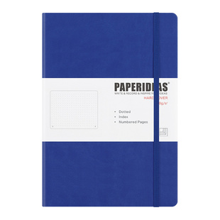 B5页码硬面绑带本点阵方格横线空白本简约商务办公笔记本读书笔记语句摘抄手账本自律规划计划记事本企业定制