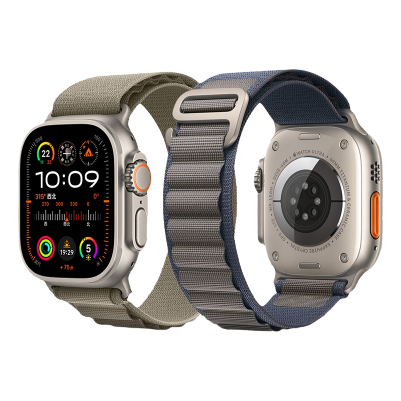 PZOZ适用苹果手表表带iwatch高山回环式s10applewatch9iwatchs8applewatchs7iPhonewatch新款通用ultra2