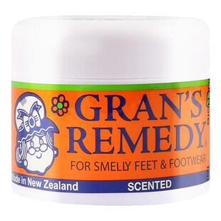 新西兰进口GRANS REMEDY老奶奶臭脚粉运动除脚汗味脚臭克星春夏男