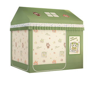 2025新款A类城堡遮光帘防摔坐床蚊帐家用卧室儿童1.8m/2.0米床幔