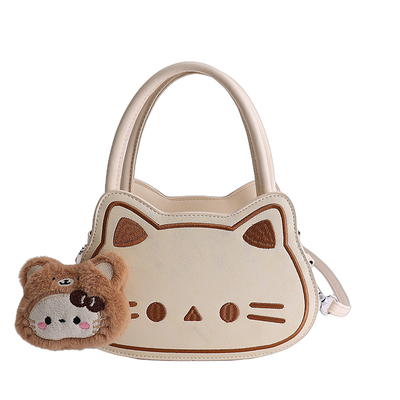 可爱包包女款2026新款时尚超火上班小拎包独特小众单肩斜挎包女包