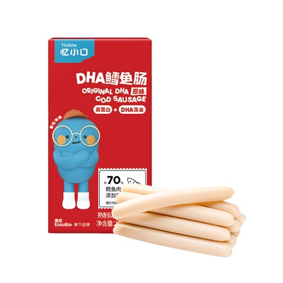 英氏忆小口鳕鱼肠儿童零食