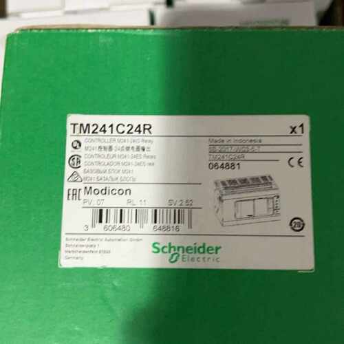 议价施耐德TM241C24R模块控制器全新原装正品24点