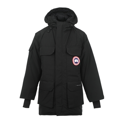 【自营】Canada Goose男士远征系列保暖中长款连帽加鹅羽绒服外套