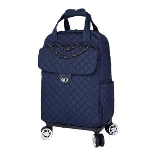 小拉杆包万向轮旅行包登机行李箱牛津布大容量防水双肩包拉杆背包