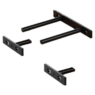 置物架支撑托隐形层板托t型连接固定件悬空木板墙面暗藏隔板支架