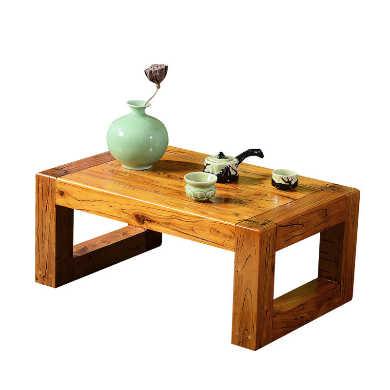 实木炕桌老榆木 榻榻米茶几小茶桌炕几简约矮桌飘窗桌榻榻米桌