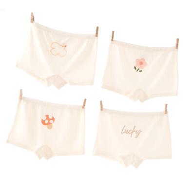 儿童内裤女童莫代尔平角裤