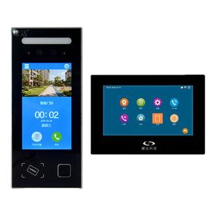 耀达涂鸦多功能可视对讲系统小区单元楼智能远程刷卡密码门禁系统