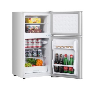 先科一级能效小冰箱家用宿舍租房用小型迷你省电办公室双门电冰箱