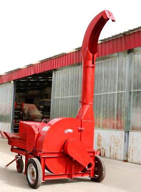 高喷揉丝机自动进料玉米秸秆粉碎机畜牧业青储铡草粉碎揉丝机高产