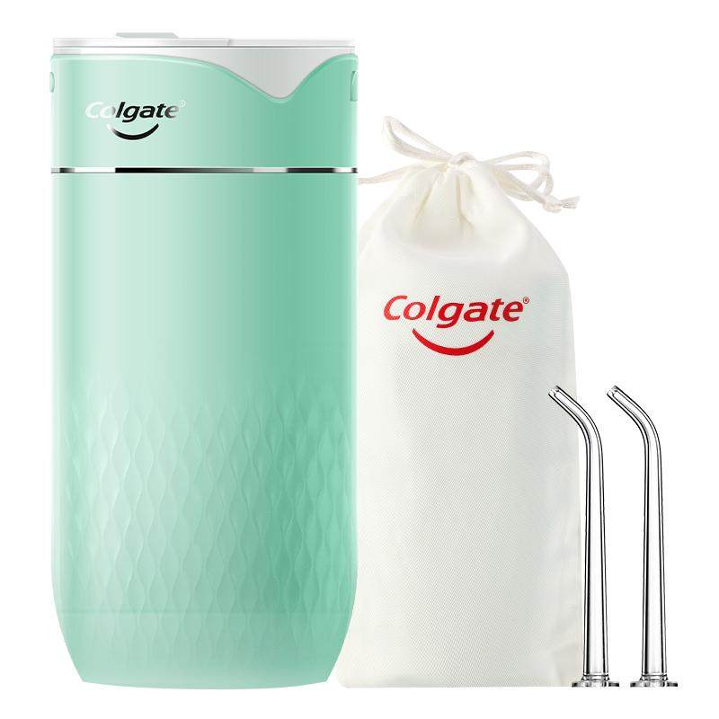 高露洁水牙线电动冲牙器正畸牙齿冲洗器家用便携式超声波脉冲花语