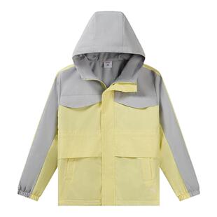 安踏儿童女童丝光绒运动上衣2026年新款舒适保暖中大童四防厚外套