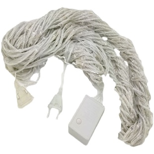 户外防水流水瀑布灯串跑马星星彩灯布置窗帘灯新年春节阳台装饰灯