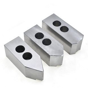 液压卡盘生爪数控车床三爪加高油压软爪8 12 15寸液压卡爪