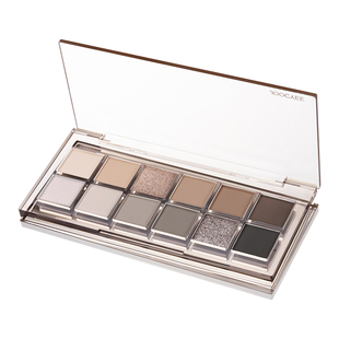 程十安酵色眼影盘高光修容腮红一体盘十二色日常淡妆哑光joocyee