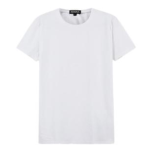 ZEGNA杰尼亚男士修身弹力短袖贴身打底衫T恤 N2M200100