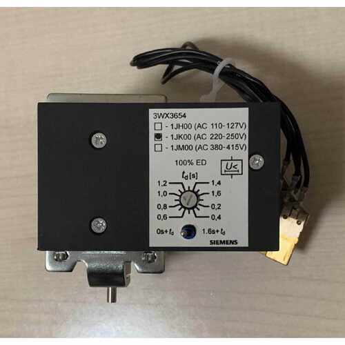 议价西门子3WX3654-1JK00断路器备件3WN6附件延时 欠压线圈 220失