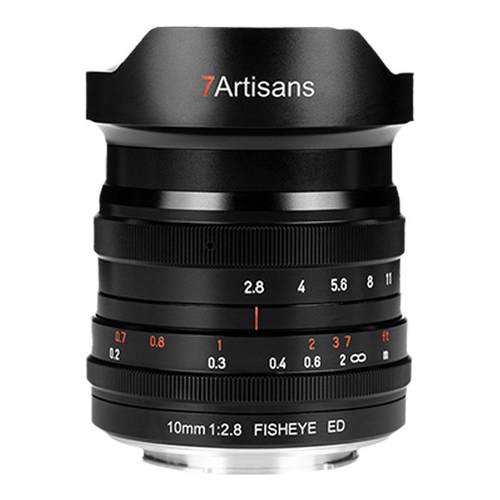 七工匠10mm f2.8超广角鱼眼全画幅微单镜头适用于索尼A7M3佳能R5