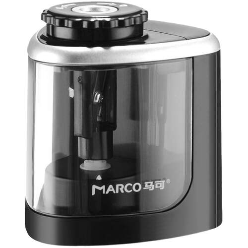 Marco马可电动削笔器小学生专用卷笔刀儿童削笔刀转笔刀学习文具用品绘画套装自动削笔机旋笔刀铅笔刀削笔机
