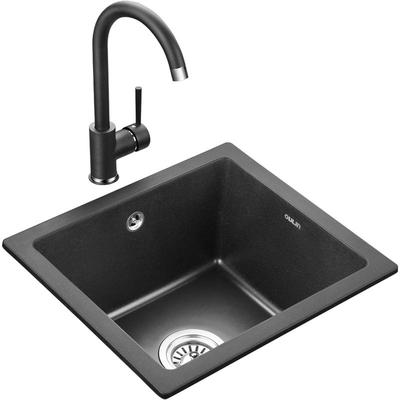 欧琳花岗岩单槽厨房石英石水槽