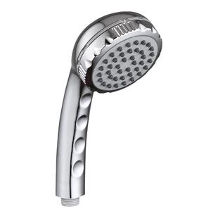 可拆洗花洒白色大弯弧度喷头小浴室空间用洗澡粗孔增压淋浴莲蓬头