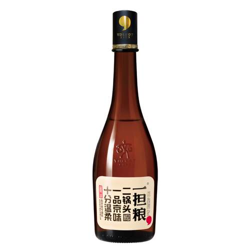 【官方正品】北京二锅头一担粮逗号480mlx12瓶42度清香型白酒
