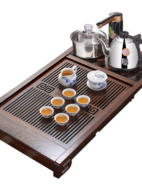 金灶K-185鸡翅木茶盘全自动茶具