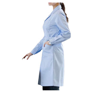 白大褂护士服药店医生服长袖女药房工作服短袖衣冬装加厚款美容师