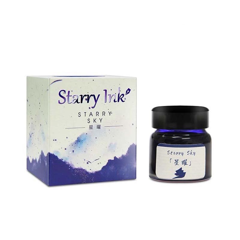 Starry Ink星墨『星曜』星空彩色手工金粉墨水钢笔蘸水笔彩墨极细