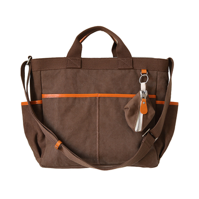 IRongerr复古多口袋大容量帆布包