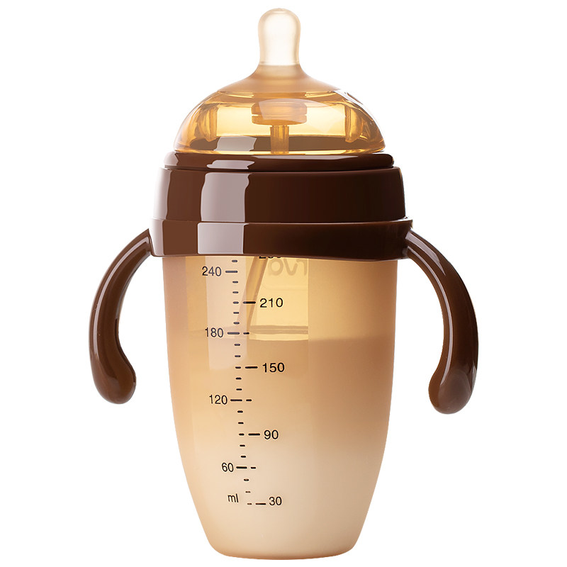 7cm宽口仿母乳硅胶断奶神器奶瓶