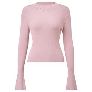 MAXRIENY优雅简约半领套头毛衫女修身显瘦上衣高级气质感女装